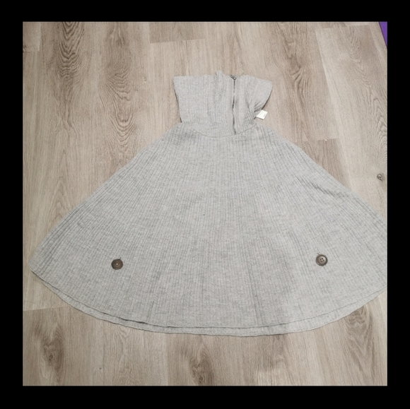 Gap turtle neck gray  poncho sweater - Picture 4 of 4